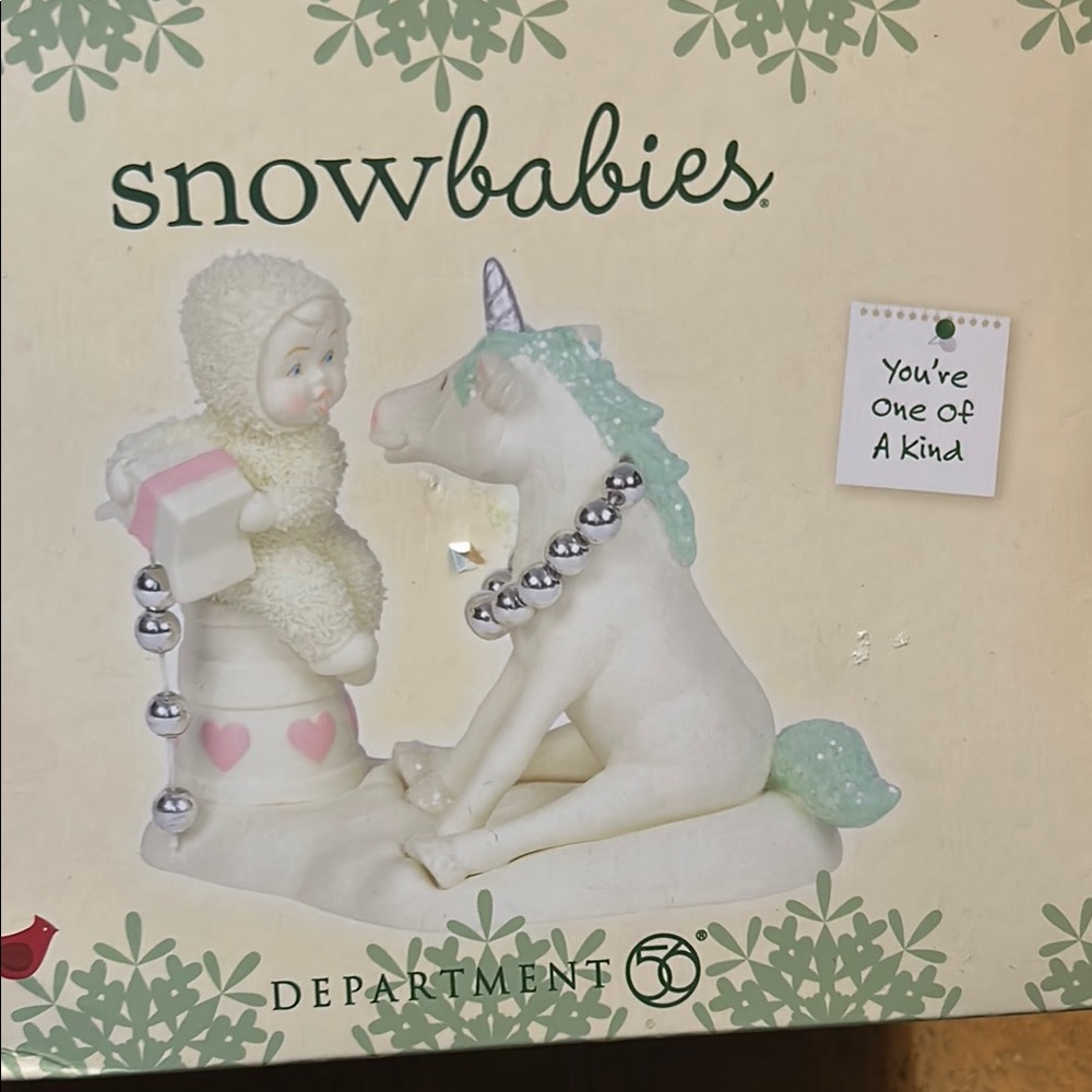 Snowbabies Unicorn Figurine